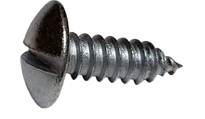 Premium 10 X 1/2" Type AB Self Tapping Sheet Metal Screws Truss Head Slotted Drive Steel Zinc & Bake (6000/Pkg.)