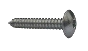 Limited Time 1/4 X 2-1/2" Type AB Self Tapping Sheet Metal Screws Truss Head Six Lobe Drive Steel Zinc & Bake (700/Pkg.)