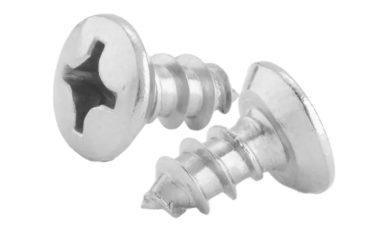 Save Now 8 X 3/8" Type A Self Tapping Sheet Metal Screws Oval Undercut Head Phillips Drive 18/8 Stainless Steel (5000/Pkg.)