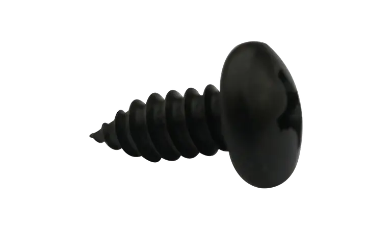 12 X 2" Type AB Self Tapping Sheet Metal Screws Pan Head Phillips Drive Steel Black Oxide (1500/Pkg.) Hot Picks