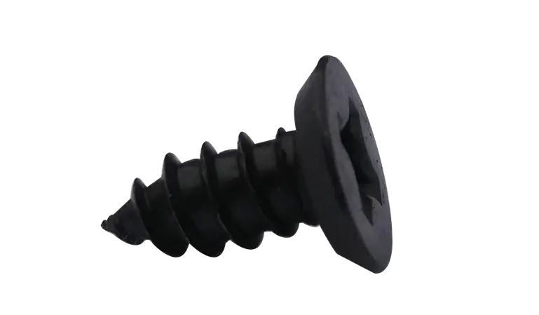 Grab Now 6 X 1/4" Type B Self Tapping Sheet Metal Screws Flat Undercut Head Phillips Drive Steel Black Oxide (10000/Pkg.)