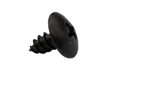 Fan Favorite 10 X 1-1/2" Type A Self Tapping Sheet Metal Screws Truss Head Phillips Drive Steel Black Oxide (3000/Pkg.)