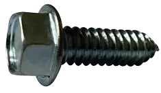 Weekend Sale 5/16 X 3/4" Type A Self Tapping Sheet Metal Screws Indented Hex Washer Head Slotted Drive Steel Zinc & Bake (1500/Pkg.)