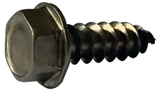 14 X 5/8" Type A Self Tapping Sheet Metal Screws Hex Washer Head Unslotted Drive 18/8 Stainless Steel (1500/Pkg.) Seasonal Sale