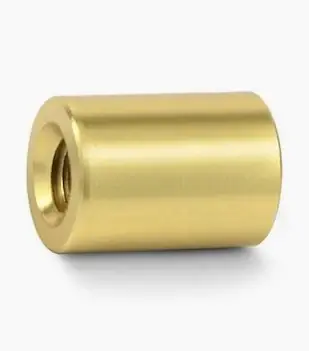 Weekend Sale 1/4" OD X 6-32 X 9/16" Round Female-Female Standoffs Brass (250 / Pkg.)