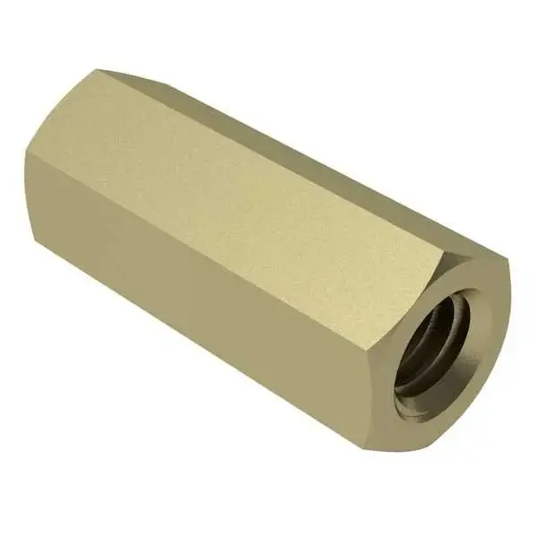 Shop Now 3/8" AF X 8-32 X 2" Hex Female-Female Standoffs Yellow Zinc Steel (250 / Pkg.)