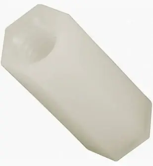 Factory Price 1/2" AF X 8-32 X 3/16" Hex Female-Female Standoffs Nylon 6/6 (250 / Pkg.)