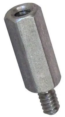 Markdown .156" AF X 2-56 X 1/4" Hex Male-Female Standoffs Aluminum (250 / Pkg.)