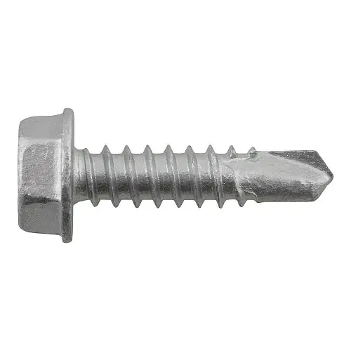 Seasonal Sale 1/4"-20 X 4" DeWalt Bi-Flex Self-Drilling Screws Hex Washer Head Point Type 3 Carbon Steel DFSEAJ660 (500/Pkg.)