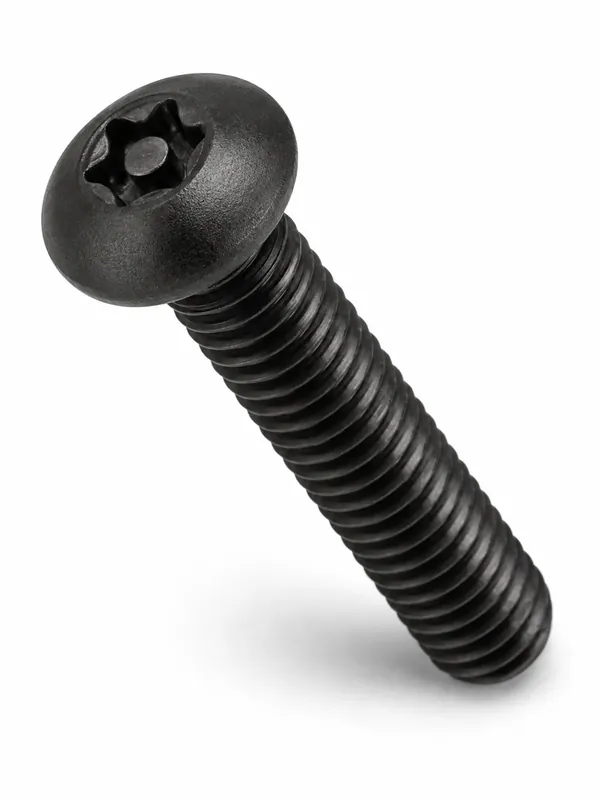1/4-20 X 2-1/2" Tamper Resistant Machine Screws Button Head Pin-In Six Lobe Drive Alloy Steel Black Oxide (100 / Pkg.) Order Now