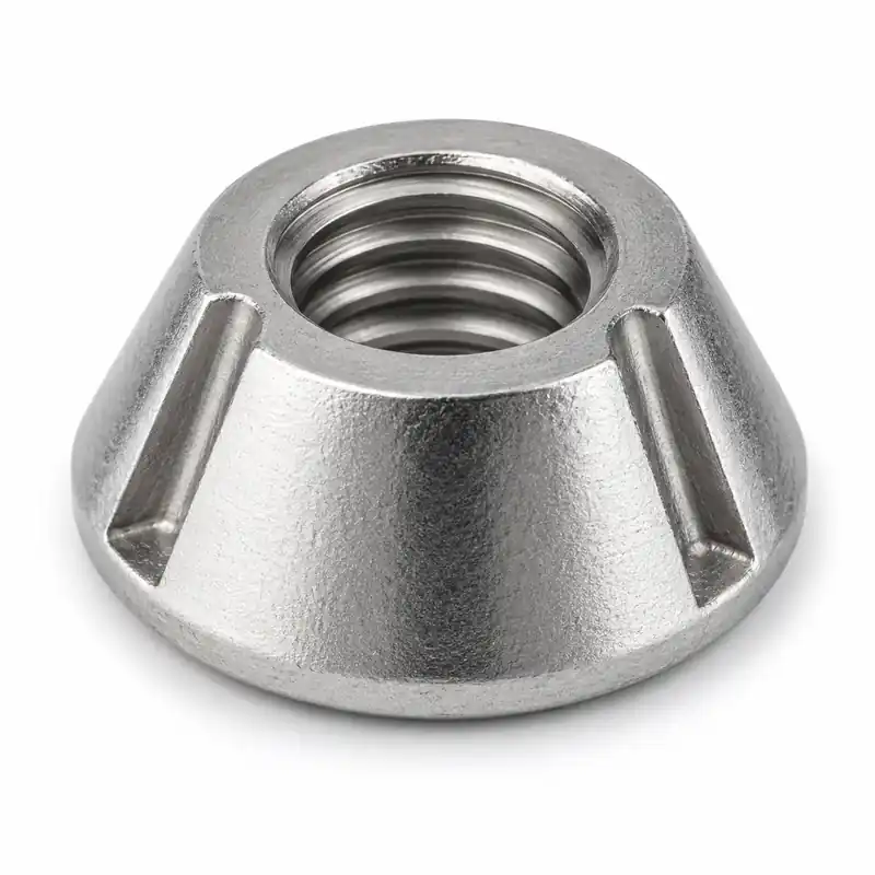 Bargain 10-32 Tamper Resistant Tri-Groove Nuts Zinc Alloy (100 / Pkg.)