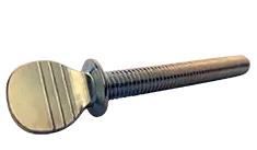 Certified 3/8-16 X 1 1/2" Thumb Screws Shoulder Head Knurled Drive Full Thread Steel Zinc Plated (300 / Pkg.)
