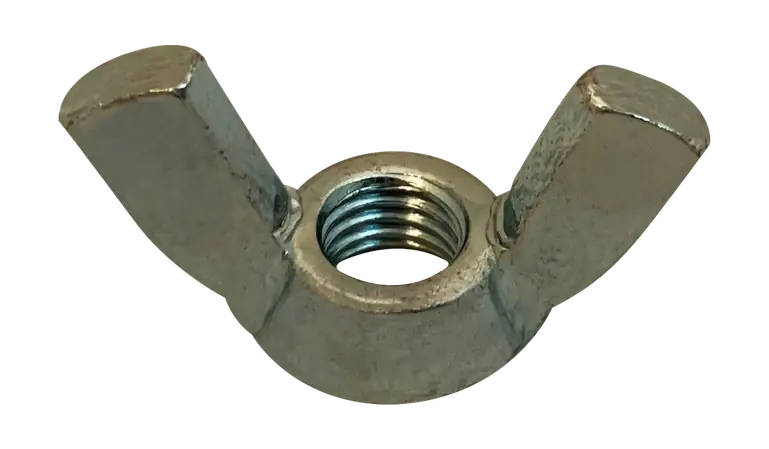 Markdown 1/4"-20 X 1 1/2" Wing Nuts Stamped Type D Steel Zinc Plated (200 / Pkg.)