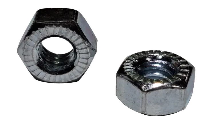 10-24 Lock Nuts Steel Zinc & Bake (4000 / Pkg.) Popular