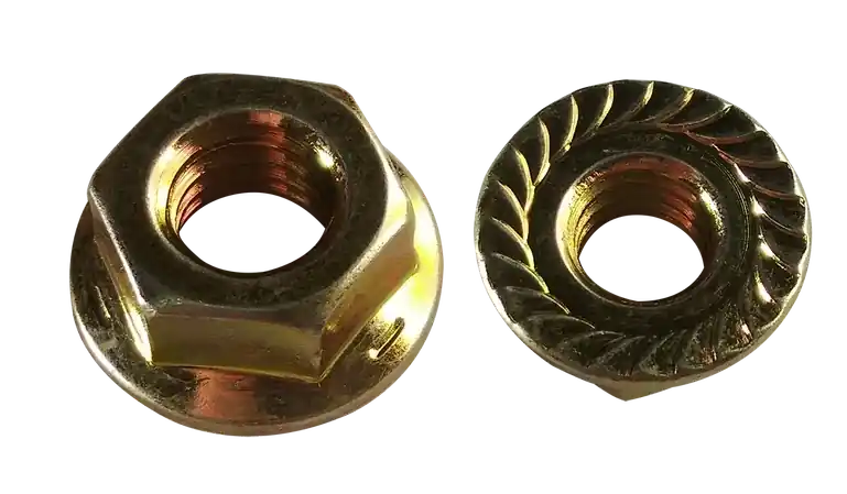 1/4"-20 Lock Nuts Grade 8 Steel Zinc Yellow P/N NR8 (2000 / Pkg.) Cheap