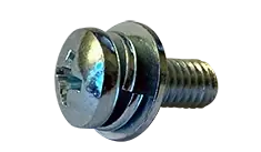 Buy Direct 10-24 x 1/2" SEMS Machine Screws Phillips Pan Head Split Lock & Narrow Flat Washer Steel Zinc & Bake (6000 / Pkg.)