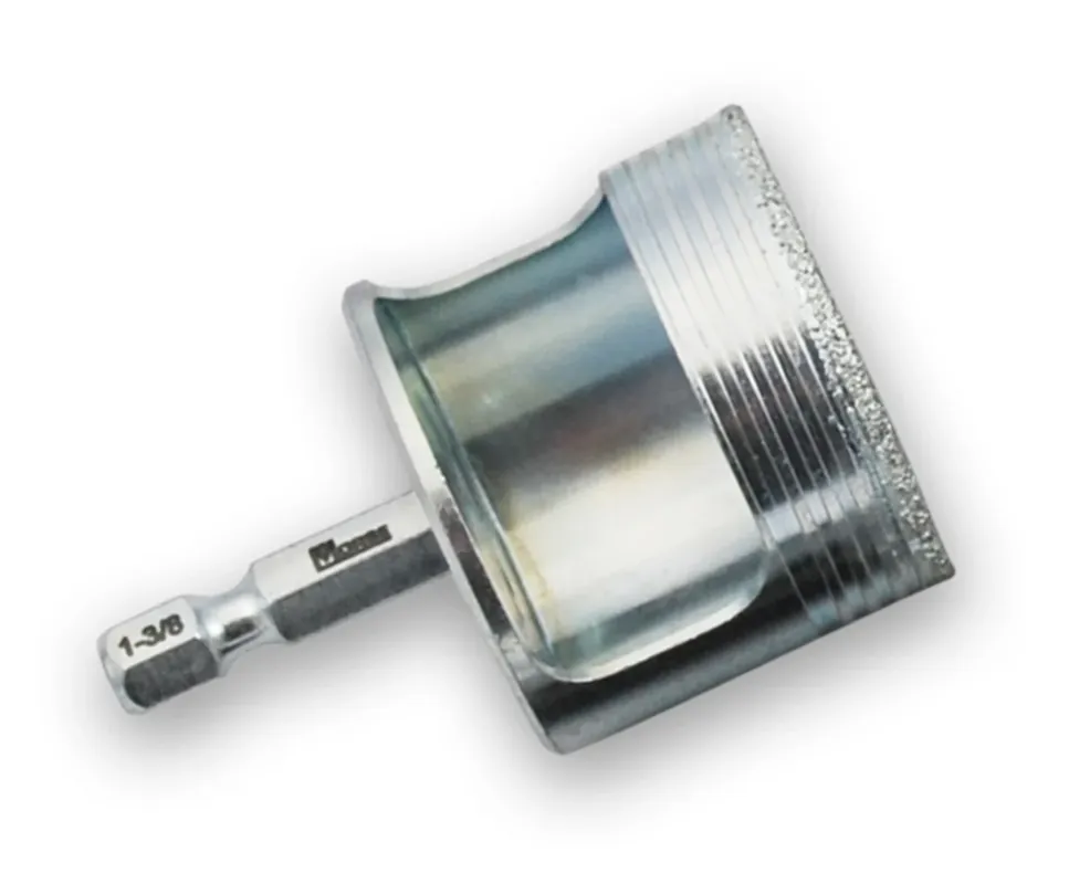 1-3/8" Diamond Grit Mini Hole Saw One-Piece with Quick-Release Shank MK Morse DGM22C Price Drop
