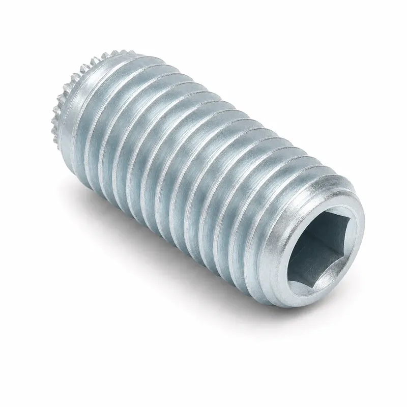 Weekend Sale 4-40 X 5/16" Knurled Cup Point Socket Set Screws Alloy Steel Zinc Plated (100 / Pkg.)