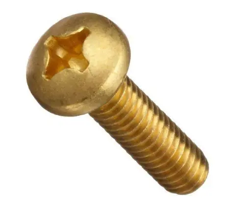 2-56 X 3/8" Pan Head Machine Screws Phillips Drive Brass (200 / Pkg.) Secure Checkout