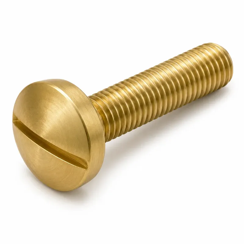 6-32 X 5/16" Binding Head Machine Screws Slotted Drive Brass (200 / Pkg.) Luxury
