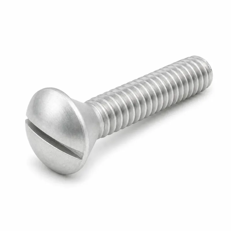 6-32 X 1/2" Oval Head Machine Screws Slotted Drive Aluminum (100 / Pkg.) Buy Direct