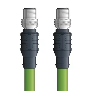 PB4110100F10 - LAPP UNITRONIC® PROFIBUS Cordsets 24 AWG / 1 pair Bus - Violet Polyurethane (PUR) - M12 Male / Wire Leads connectors - 10m Final Sale