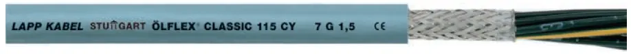 Brand New 1136318 - LAPP ÖLFLEX® CLASSIC 115 CY - 16 AWG 18 Conductor - Shielded Gray PVC