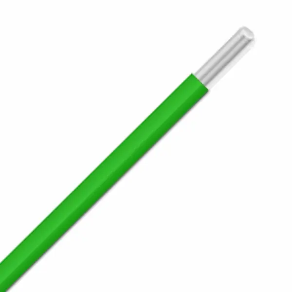 Authentic 5951 GR001 - Alpha Wire - UL 1423 - Wire Wrap - 30 AWG - PVDF Insulation - Solid Conductor -Silver Coated Copper - Green - 1000ft
