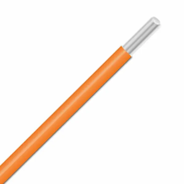 2842/1 OR001 - Alpha Wire - PTFE Wire - MIL-W-16878E Type ET - 28 AWG - PTFE Insulation - Solid Conductor -Silver Coated Copper - 250V - Orange - 1000ft Holiday Sale