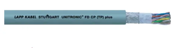 11139540 - LAPP UNITRONIC® FD CP (TP) Plus A Data, Signal & Control Cable - 18 AWG/5 Pair - Gray Fan Favorite