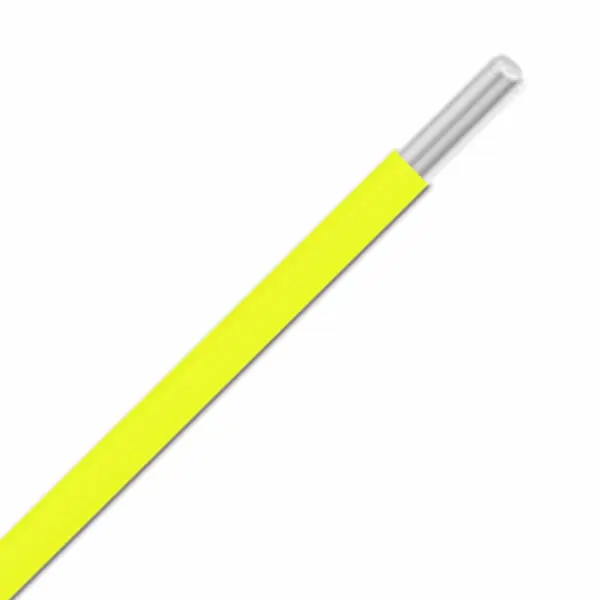 Special Discount UL 1061 PVC Hook-Up/Lead Wire - 24 AWG Solid Conductor - Yellow