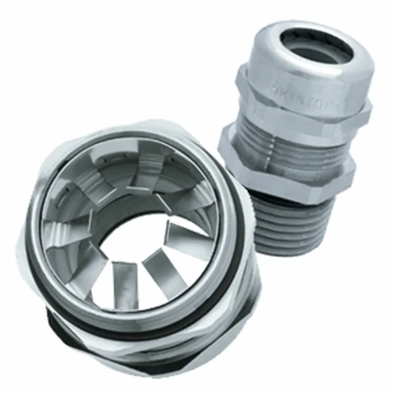 Price Drop 53112635 - LAPP SKINTOP® MS-SC Strain Relief Cable Gland - 20 Metric - Metallic - Long Thread