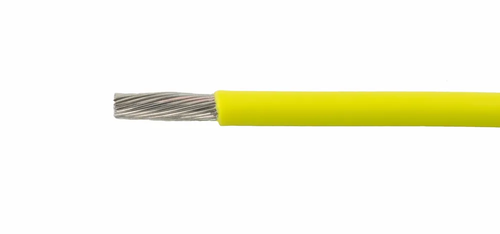 Alpha Wire EcoWire® Plus Hook-Up/Lead Wire - 28 AWG 7 Stranded Conductor - Bare copper - 300V - Yellow - 1000 ft Affordable