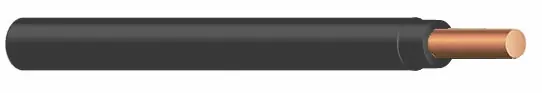 Grab Now TFN Building Wire - 16 AWG - Black - Solid Conductor