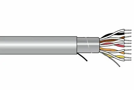 Must Have Alpha Xtra-Guard®1 Foil Shield Multipair Cable - 22 AWG 3 Pair - Slate - 300V - 100 ft