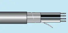 Time-Limited Alpha Essentials Multi-Conductor Cable - Braid Shield - 22 AWG & 22 AWG 5 Conductor - Gray - 300V - 100ft - Alpha 1243/5 SL005
