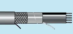 Fan Favorite Alpha Essentials Multi-Conductor Cable - Foil Shield - 24 AWG 5 Conductor - Gray - 300V - 1000ft - Alpha M2458 SL001