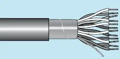 Alpha Essentials Multi-Pair Cable - Foil Shield - 24 AWG 9 Pair - Gray - 300V - 100ft - Alpha 5479C SL005 Order Now
