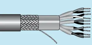 Alpha Essentials Multi-Pair Cable - Individually Shielded Pairs with Foil Braid Shield - 24 AWG 8 Pair - Gray - 300V - 100ft - Alpha 6322 SL005 Latest