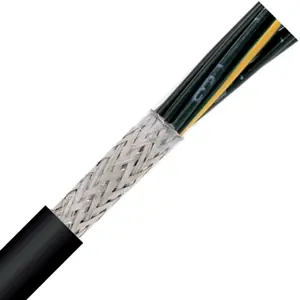 Order Now 1123490 - LAPP ÖLFLEX® CLASSIC 135 CH BK Flexible Power and Control Cable - Foil Tape, Tinned Copper Braid - 8 AWG 4 Conductors - Black