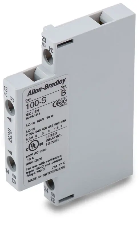 Don't Miss Out Allen-Bradley 100-SB20 Auxiliary Contact Block