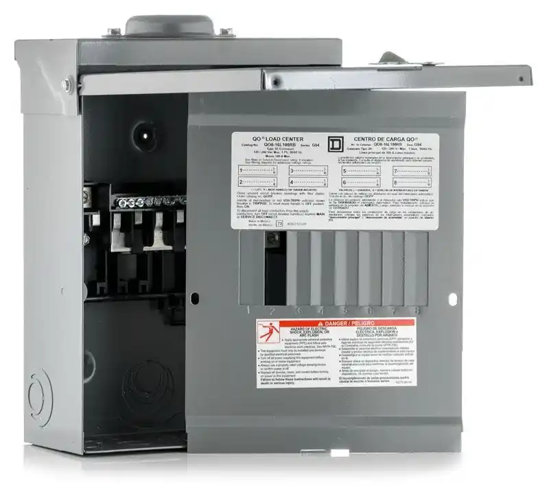 Free Returns Square D QO816L100RB Load Center