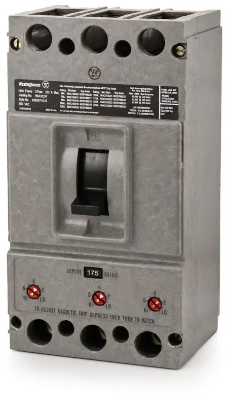 Instant Buy Eaton / Cutler-Hammer HKA3175 - 175A 3 Pole Molded Case Circuit Breaker