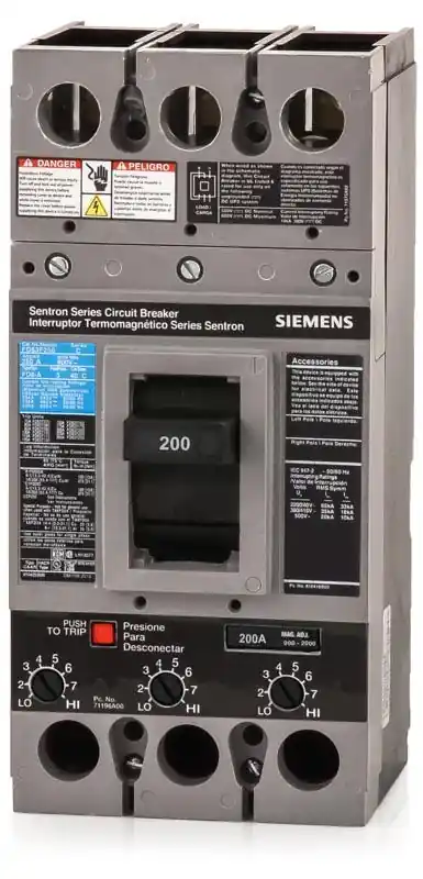 Must Have Siemens FD63B200 - 200A 3 Pole Molded Case Circuit Breaker