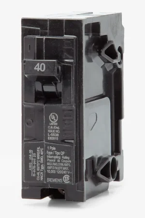 Trusted Brand Siemens Q140 - 40A 1 Pole Miniature Circuit Breaker