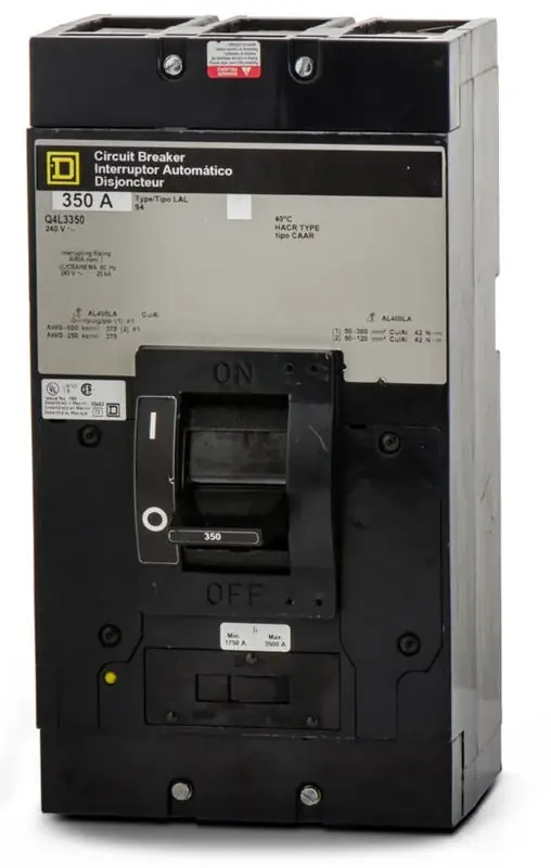 Secure Checkout Square D Q4L3350 - 350A 3 Pole Molded Case Circuit Breaker