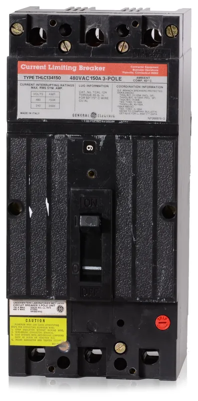 Premium ABB / General Electric THLC134150 - 150A 3 Pole Molded Case Circuit Breaker