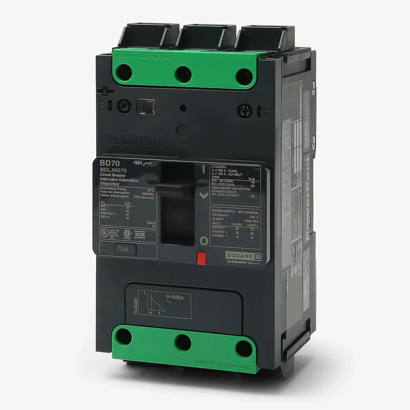 Square D BDL36070 - 70A 3 Pole Molded Case Circuit Breaker Best Price
