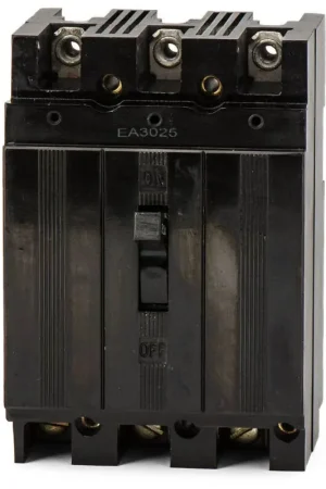 Eaton / Westinghouse EA3025 - 25A 3 Pole Molded Case Circuit Breaker Direct From Factory