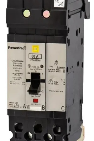 New Arrival Square D FDA32060 - 60A 3 Pole Molded Case Circuit Breaker